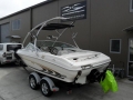 Fat X Tower with Rigid Frame Bimini on Searay 190