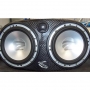 Carbon Fibre with Rainbow Powerline Component Speakers - 2 x 6.5